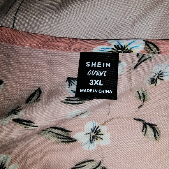 Floral Patchwork V-Neck Dress - Picture 5 of 6